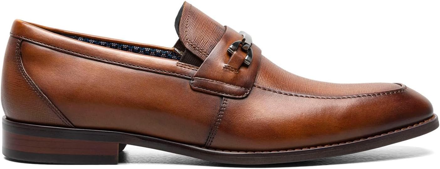 Stacy Adams Men's Kaylor Bit Dress Loafer  Cognac Size 9