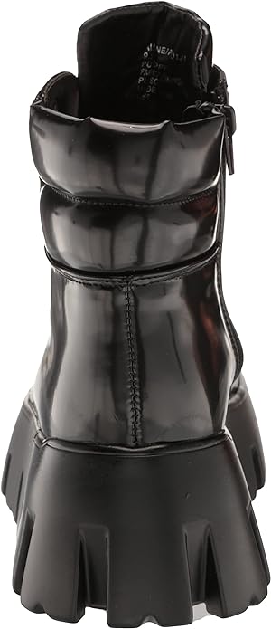 Madden Girl Women's Alpine Lug-Sole Platform Ankle Boots  Color Black Size 7.5M