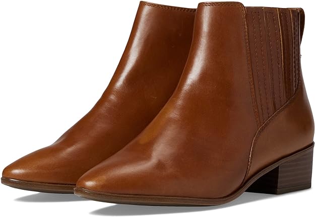 Rockport Women's Geovana Pull-On Chelsea  Color Tan Leather Size 11M