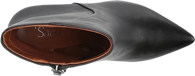 Franco Sarto Women's Vesi Block-Heeled Booties  Color Black Leather Size 7M