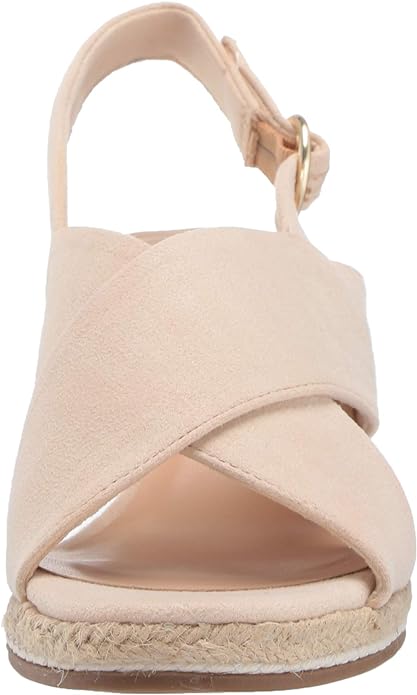 Bella Vita Women's Espadrille Wedge Sandal  Color Cream Suede Size 9M
