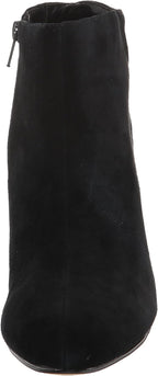 Bella Vita Women's Brennan Ankle Dress Booties  Color Black Kid Suede Leather Size 10W