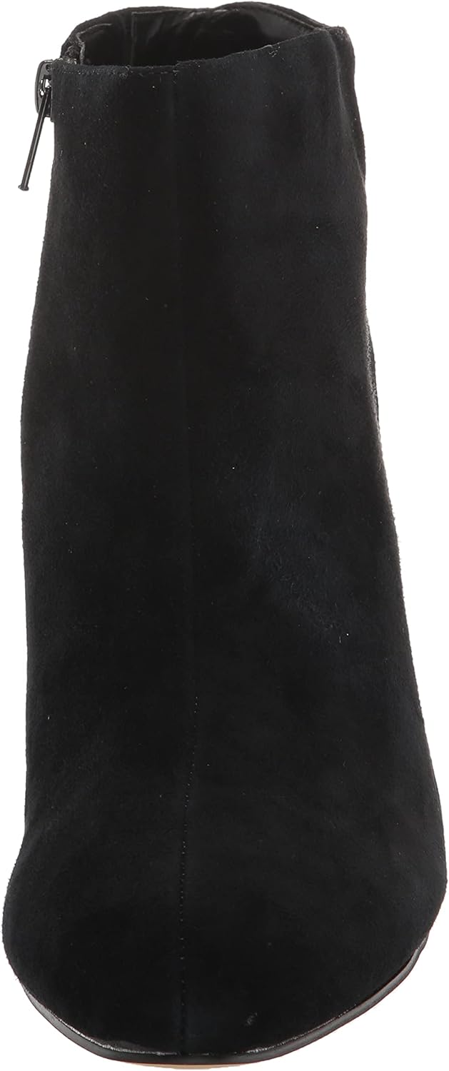 Bella Vita Women's Brennan Ankle Dress Booties  Color Black Kid Suede Leather Size 10W