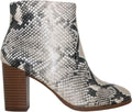Style & Co Women's Parinaa Dress Booties  Color Black/White Snake Size 9M