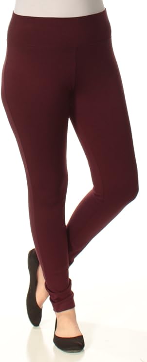 INC International Concepts Women's Pull-On Ponte Skinny Pants  Color Dark Mahogany Size 10