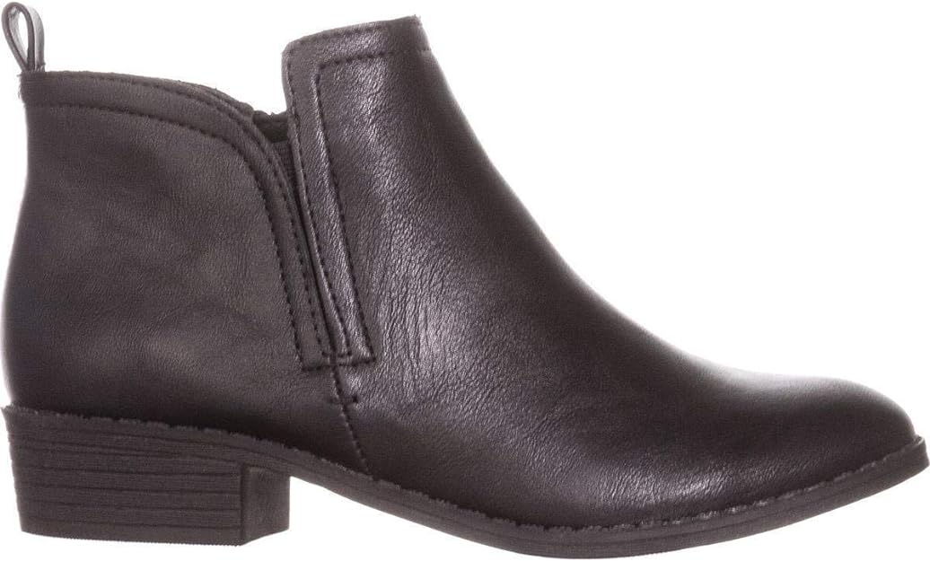 American Rag Women's Cadee Almond Toe Ankle Fashion Boots  Black Size 5