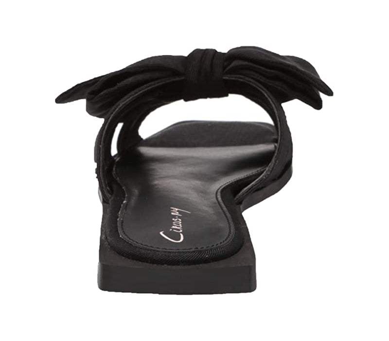 Circus by Sam Edelman Womens Idalis Bow-Tie Slide Sandal  Color Black Size 5.5M