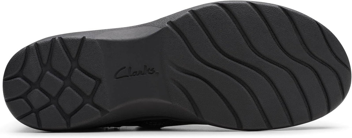 Clarks Women's Collection Carleigh Style Boots  Black Leather Size 7.5