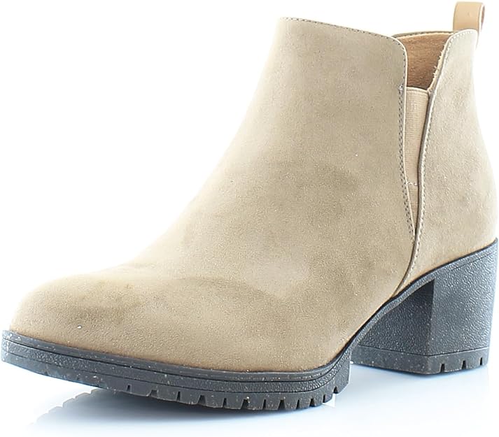 Dr. Scholl's Women's London Ankle Booties  Color Woodsmoke Faux Suede Size 6M