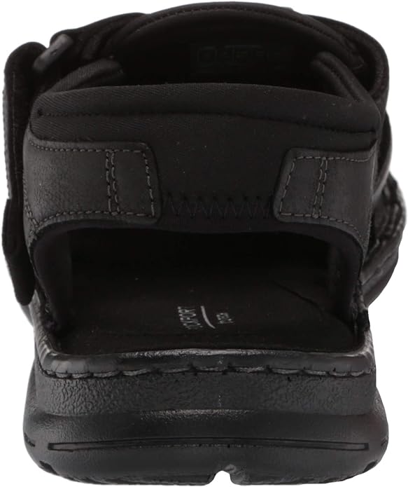 Rockport Men's Darwyn Fishermen Sandals  Color Black II Size 6.5W