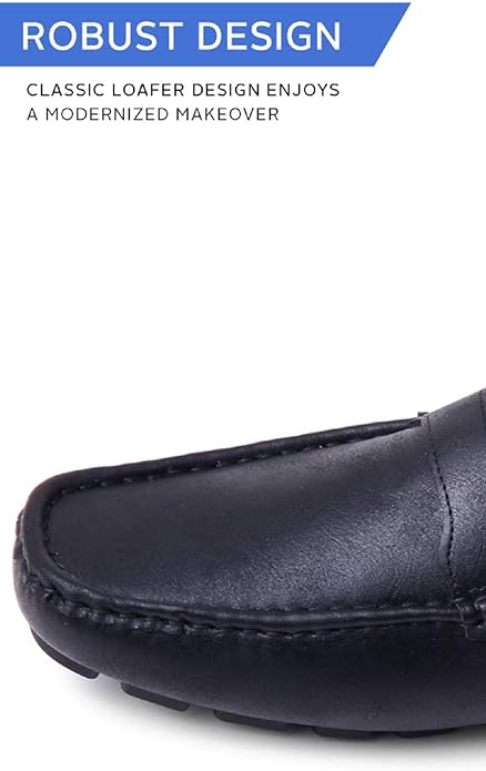 Gallery Seven Men’s Shaded Smart Penny Loafer  Color Black Size 9.5