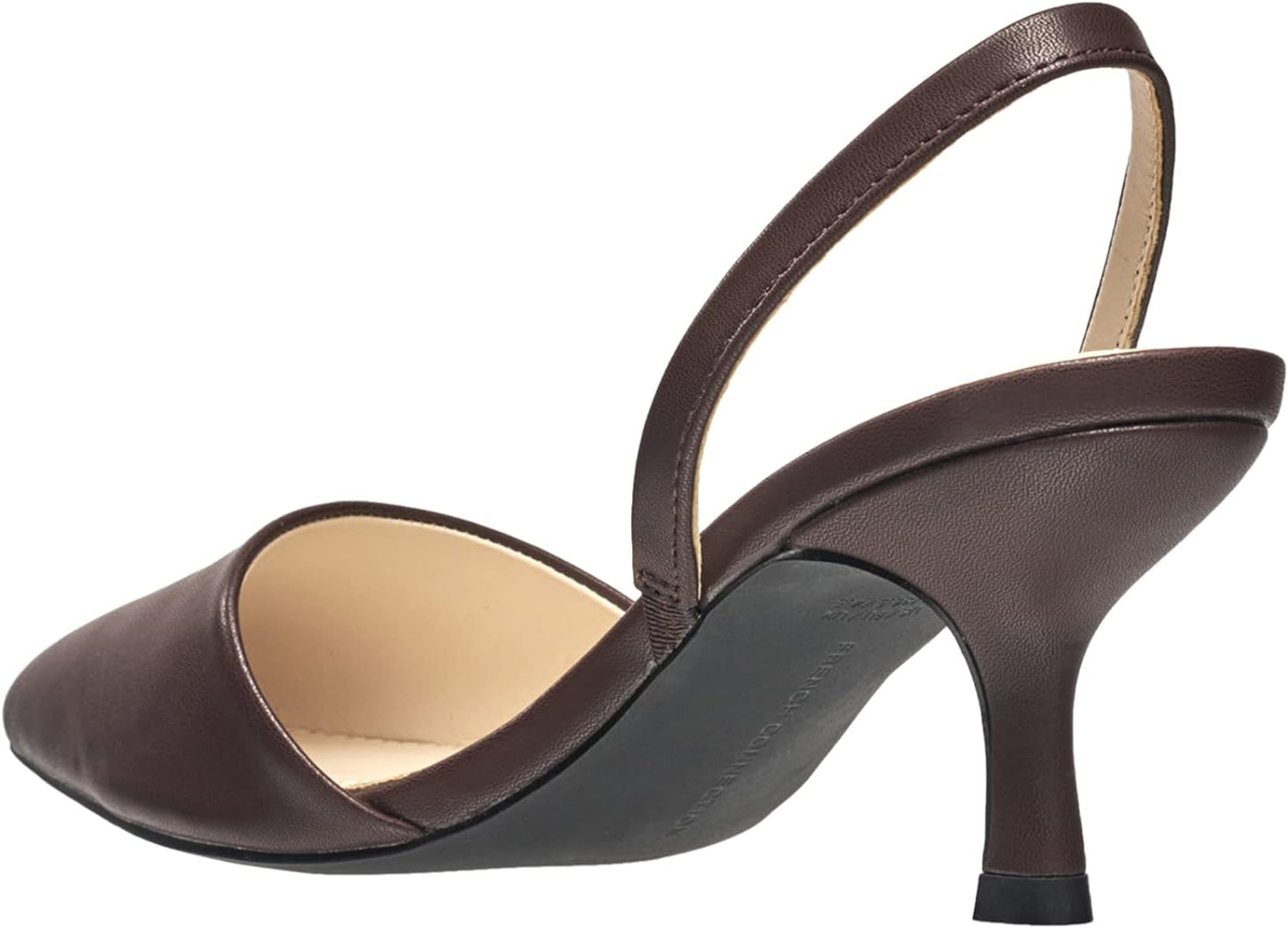 French Connection Women's Slingback Pointed Toe Pumps  Color Brown Size 6.5M