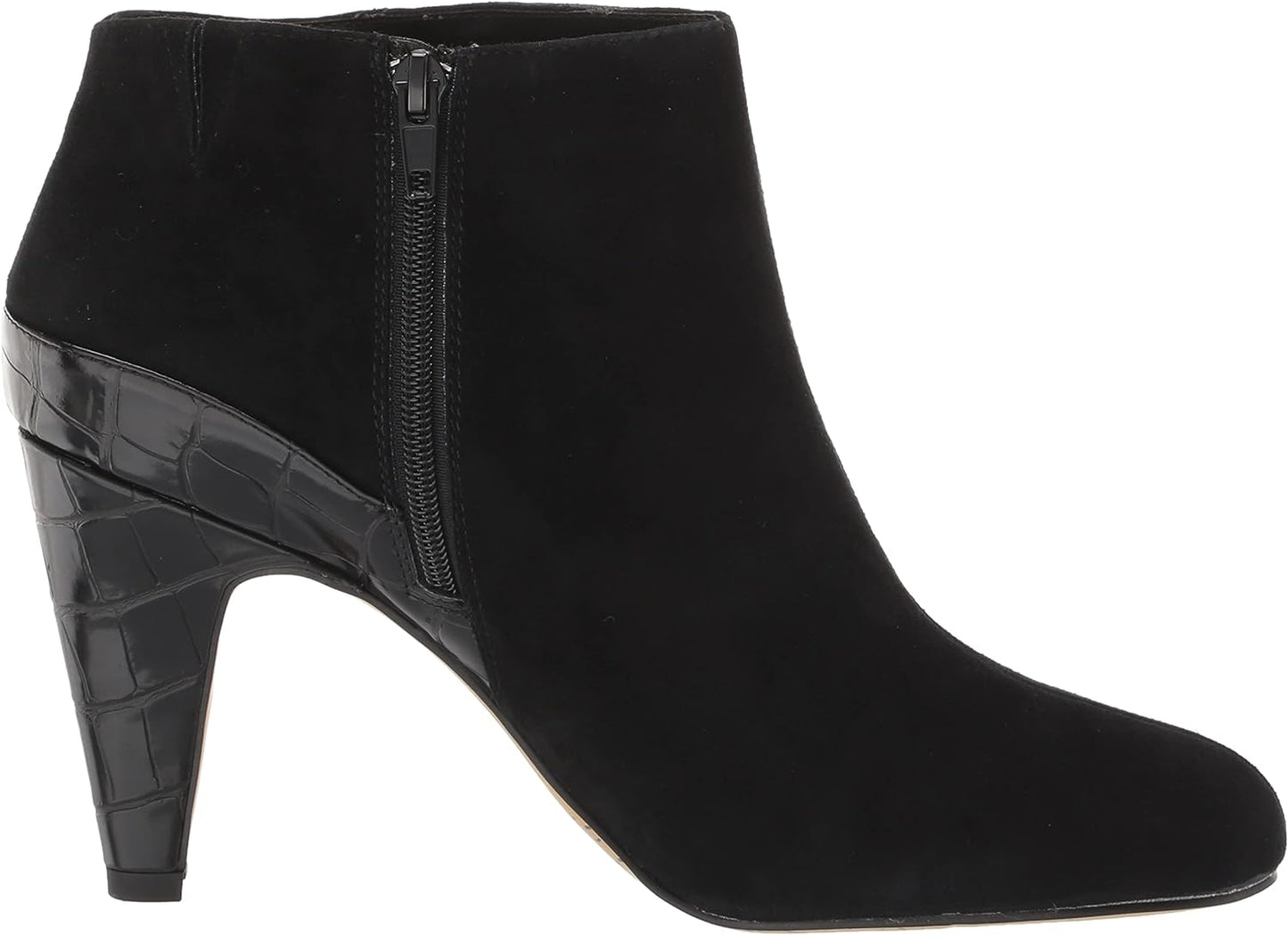 Bella Vita Women's Brennan Ankle Dress Booties  Color Black Kid Suede Leather Size 10W