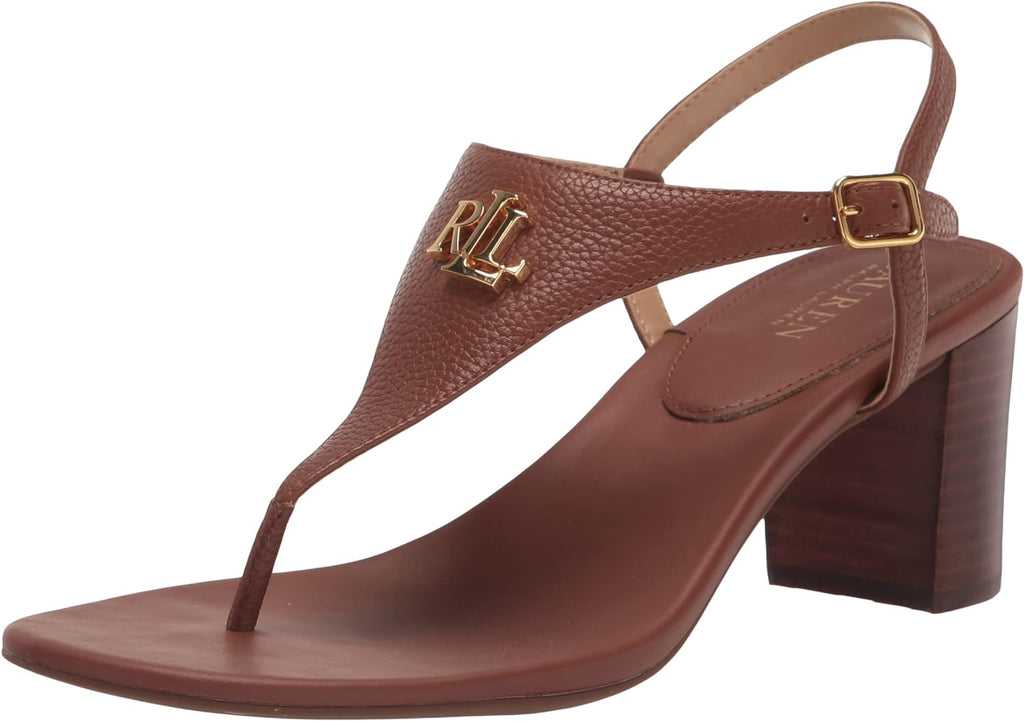 Lauren Ralph Lauren Women's Westcott II Dress Sandals  Color Deep Saddle Tan Size 6M