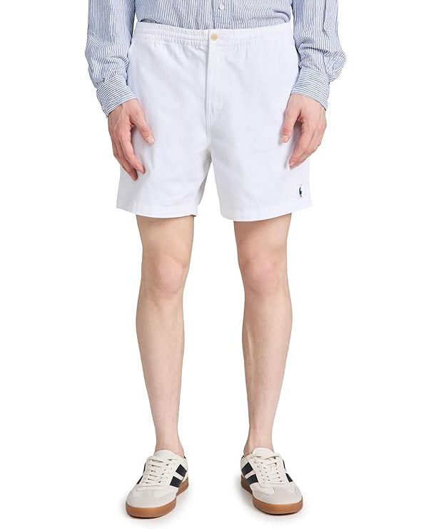 Polo Ralph Lauren Men's Stretch Classic Fit Prepster Chino Shorts  White Size L