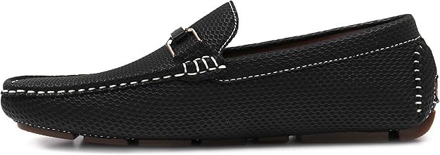 Aston Marc Men's Charter Bit Driving Loafer  Black Size 10