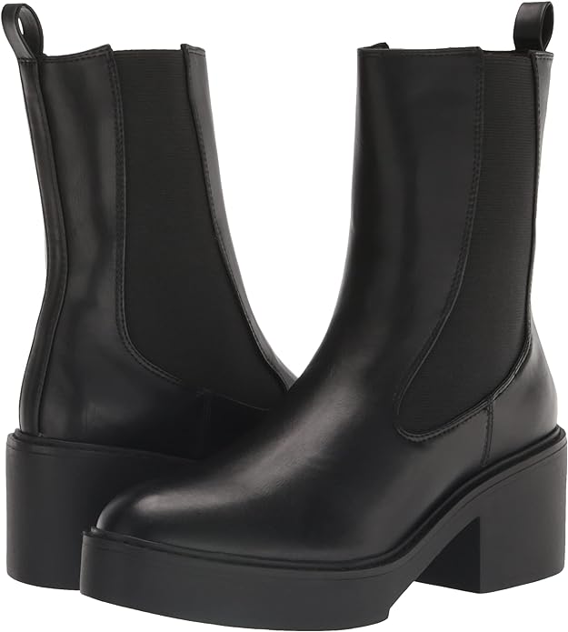 Nine West Women's Doleas Lug Chelsea Ankle Boots  Color Black Size 7M