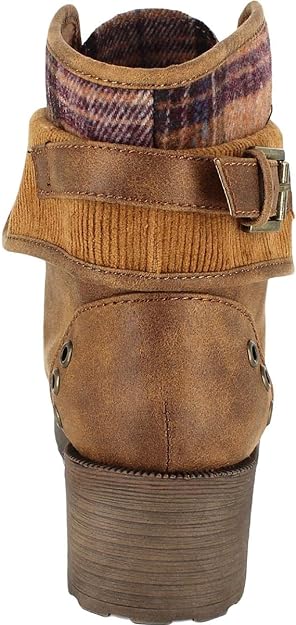 Rock and Candy by Zigi Women's Sonni Lace Up Combat Boots  Tan Size 9