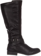 Style & Co Women's Madixe Wide-Calf Riding Boots  Black Size 7