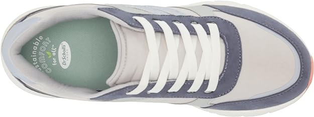 Dr. Scholl's Women's Back To It Slip-on Sneakers  Color Vapor Grey Faux Leather/Fabric Size 7M