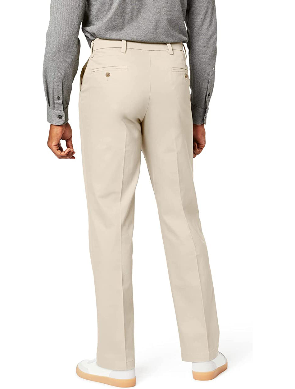 Dockers Men's Classic Fit Signature Khaki Lux Cotton Stretch Pants  Color Cloud 40W x 32L