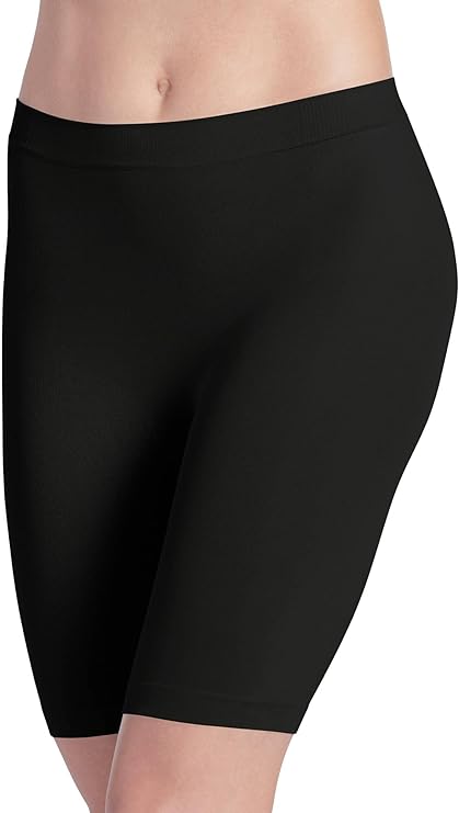 Jockey Shapewear Skimmies Smoothing No-Chafe Slipshorts  Black Size 3XL