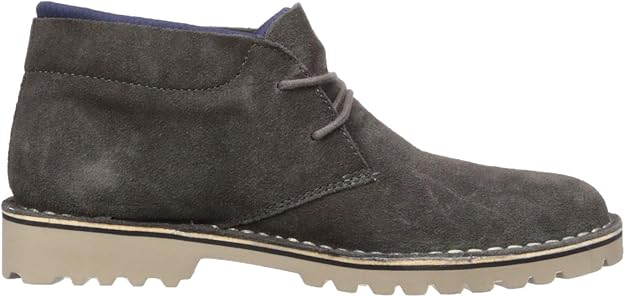 Kenneth Cole REACTION Men's Abie Desert Chukka Boots  Dark Gray Size 7