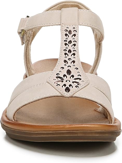 Soul Naturalizer Summer Ankle Strap Summer Sandal  Porcelain Faux Nubuck Size 9