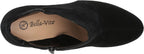 Bella Vita Women's Brennan Ankle Dress Booties  Color Black Kid Suede Leather Size 10W