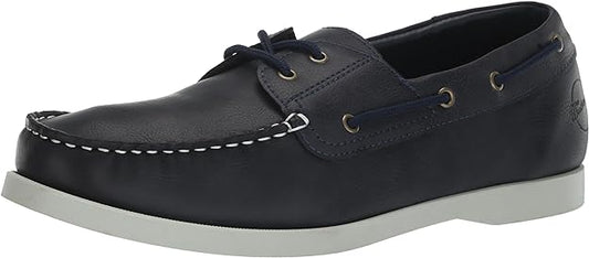 Weatherproof Vintage Men's Benny Boat Shoes  Color Navy Size 12M