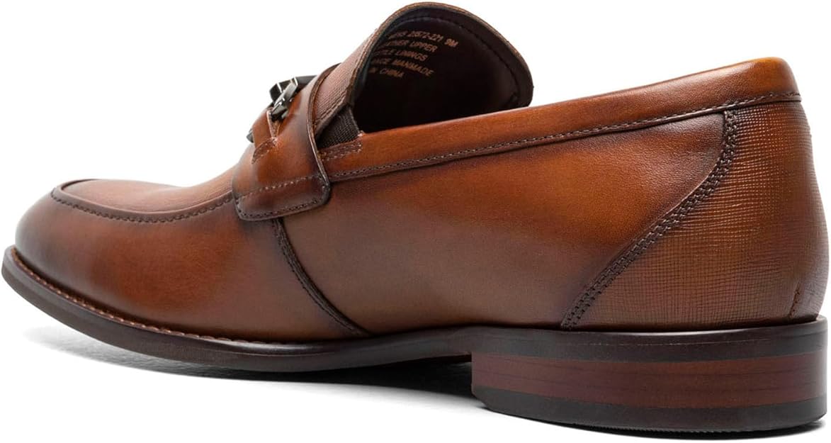 Stacy Adams Men's Kaylor Bit Dress Loafer  Cognac Size 9