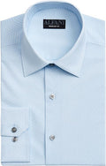 Alfani Men's Classic Regular-Fit Performance Stretch Dress Shirt Color Rain Song Size 14/14.5 32/33