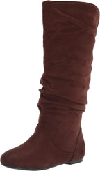 Journee Collection Women's Rebecca Mid Calf Boots  Brown Size 7