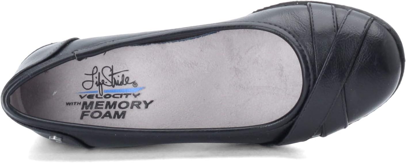 LifeStride Women's I Loyal Ballerina Flats  Color Black Size 8.5M