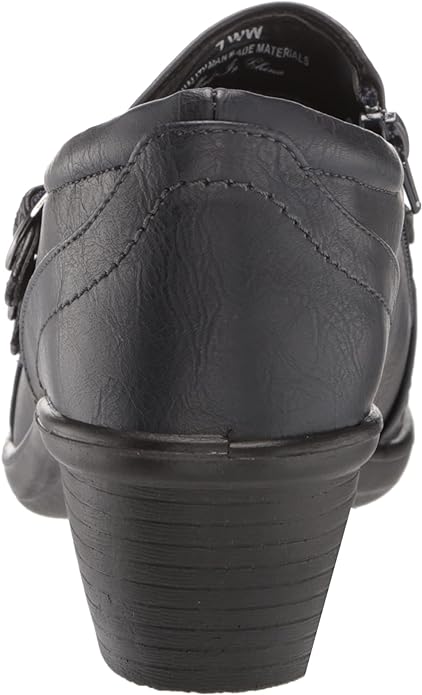 Easy Street Women's Stroll Double Buckle Bootie Fashion Boots  Color Navy Size 6N