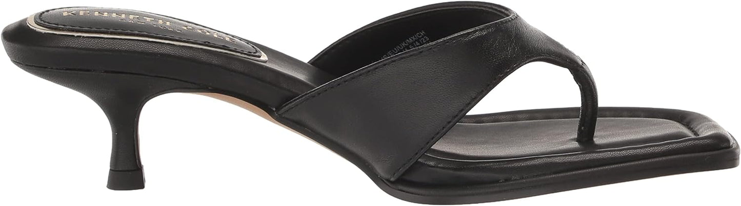 Kenneth Cole New York Women's Classic Geneva Wedge Sandals  Color Black Size 7.5M