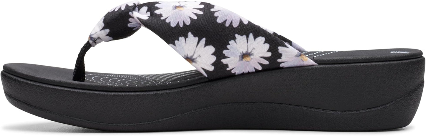 Clarks Women's Arla Glison Slip-On  Black Multi Size 8