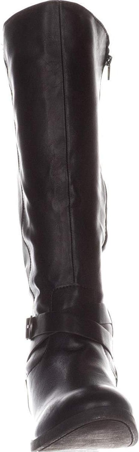 Style & Co Women's Madixe Wide-Calf Riding Boots  Black Size 7