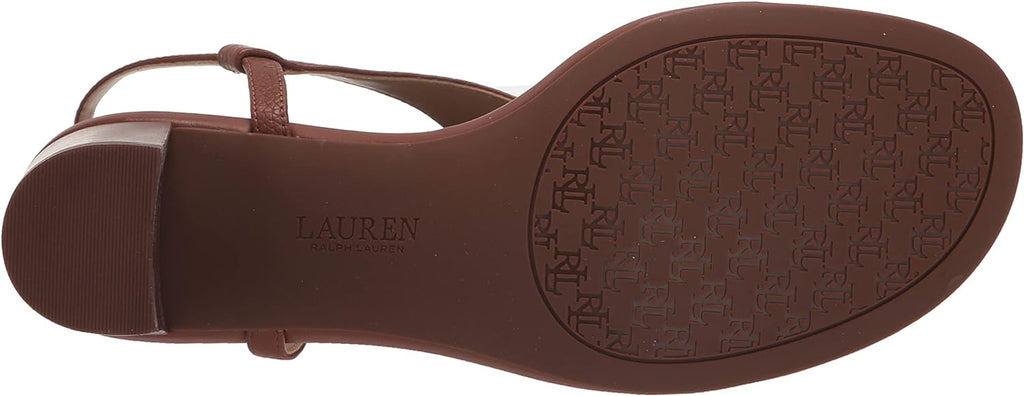 Lauren Ralph Lauren Women's Westcott II Dress Sandals  Color Deep Saddle Tan Size 6M