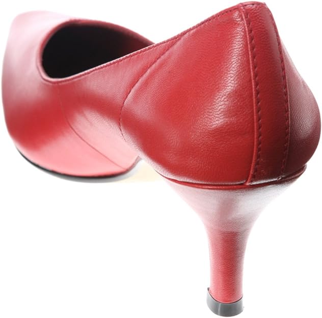 Bella Vita Women’s Wow Leather Closed Toe Classic Pumps  Color Red Kidskin Size 9N