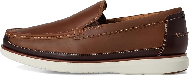 Florsheim Men's Tropics Moc Toe Venetian Slip-on Loafer  Brown Size 11W