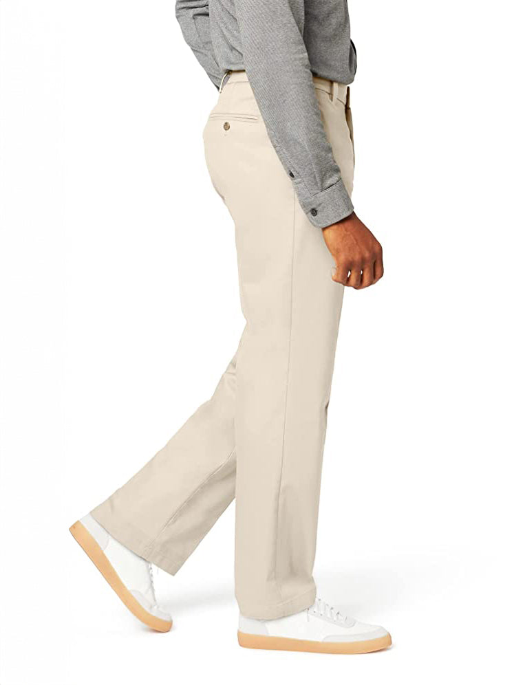 Dockers Men's Classic Fit Signature Khaki Lux Cotton Stretch Pants  Color Cloud 40W x 32L