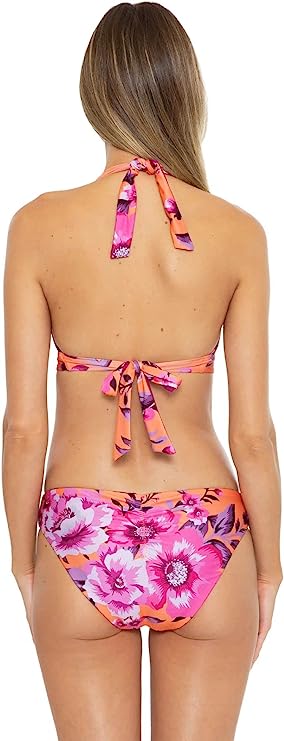 Becca Lucia In Full Bloom Reversible Bikini Top  Multicolor Size L