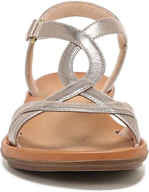 Soul Naturalizer Summer Ankle Strap Summer Sandal  Warm Silver Size 8.5W