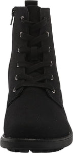 LifeStride Women's Kunis Canvas Booties  Color Black Canvas Size 9.5W