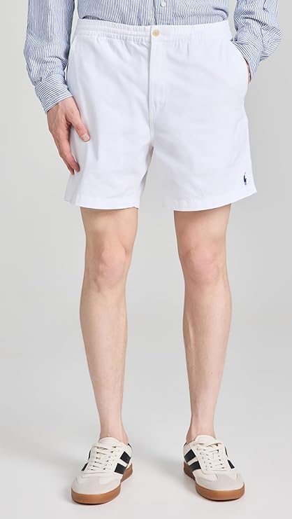 Polo Ralph Lauren Men's Stretch Classic Fit Prepster Chino Shorts  White Size L