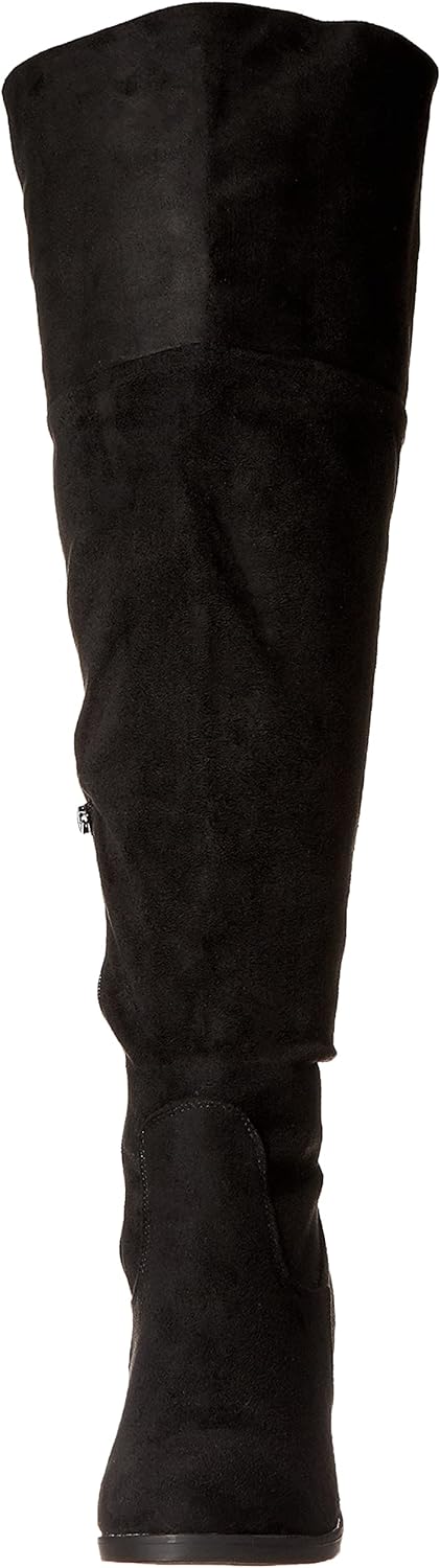 Journee Collection Women's Sana Knee Wide Calf High Boots Black Size 11