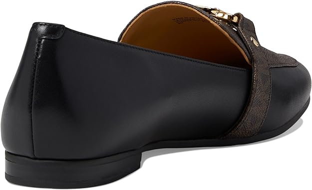 Michael Kors Women's Rory Moccasin Loafer  Color Black/Brown Size 7.5M