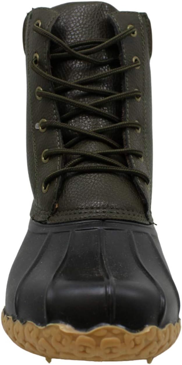 Weatherproof Men’s Adam2 Leather Closed Toe Ankle Fashion Boots Color Olive Size 10M 