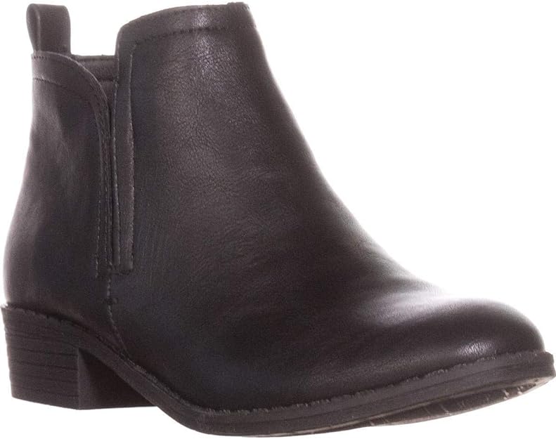 American Rag Women's Cadee Almond Toe Ankle Fashion Boots  Black Size 5